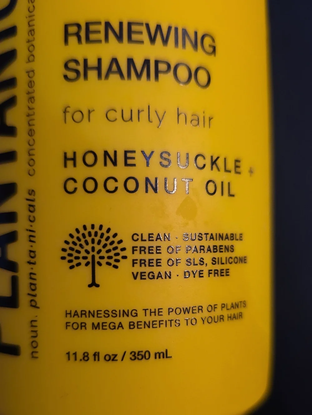 PLANTANICALS Renewing Shampoo - Yellow Bottle